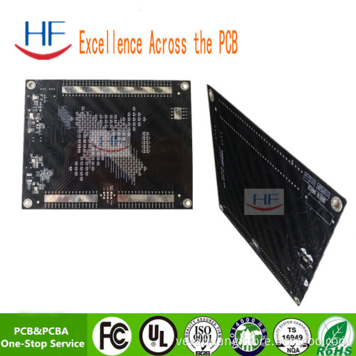 Double-Sided Circuit PCB Black Oil Hf Fast Delivery Time Print Circuit Boards PCB